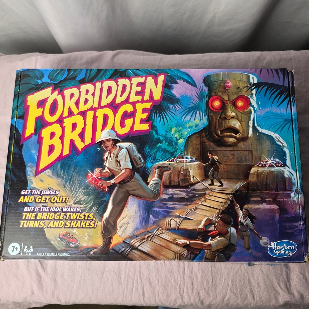 Hasbro Forbidden Bridge Board Game Multi Adventure Jungle Aesthetic Family Gift